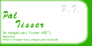 pal tisser business card